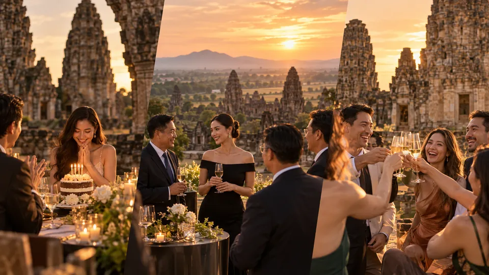 งานดินเนอร์ส่วนตัว งานบริษัท และกิจกรรมกลุ่มในลพบุรี